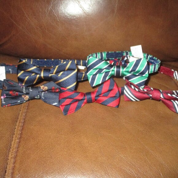 Janie and Jack bow ties - 5 stripes